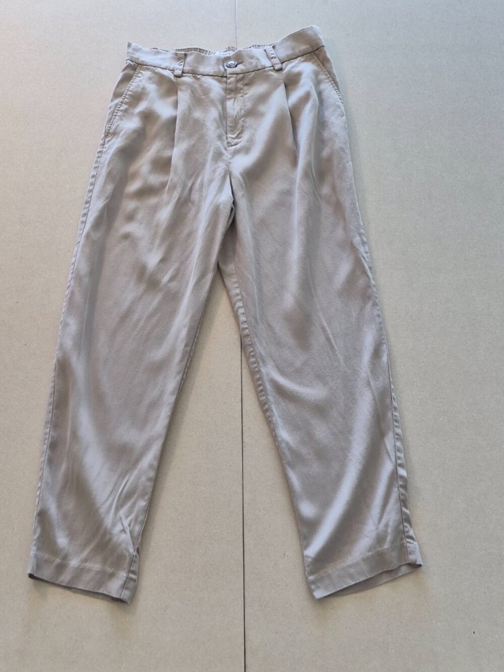 LOFT Pants Women 4 Pleated Chino Trousers Casual Workwear